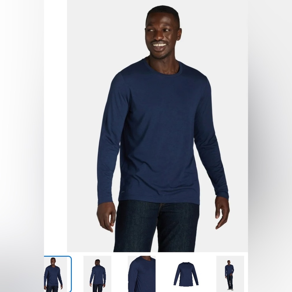 Athletic Works Dri More Long Sleeve Men’s Exceptional Fit,Comfort &Softn…